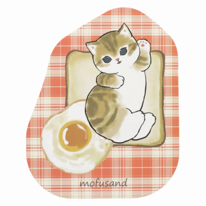 mofusand Die -cut postcard (bread)