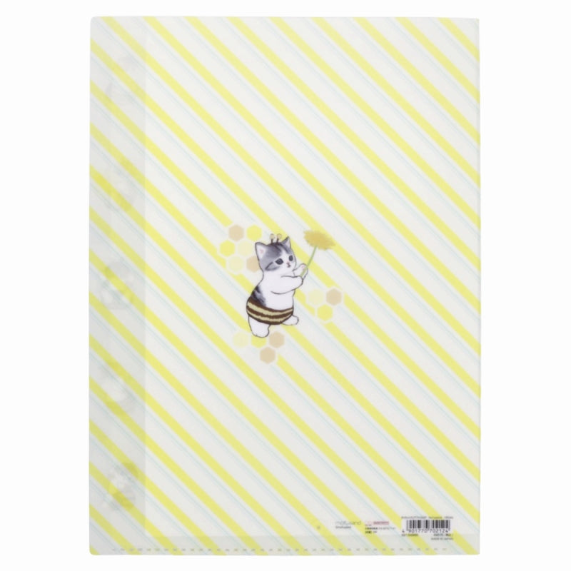 mofusand Die -cut clear file 5P (bee Nyan)