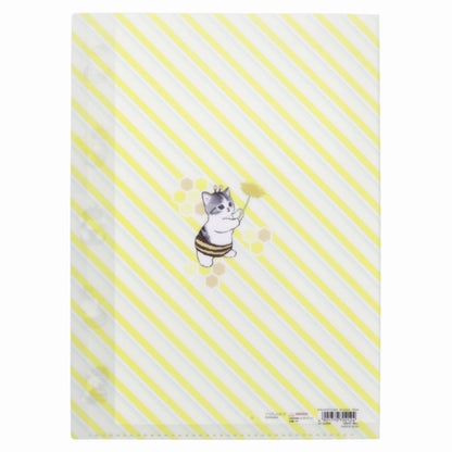 mofusand Die -cut clear file 5P (bee Nyan)