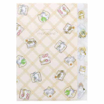 mofusand Die -cut clear file 5P (bread)