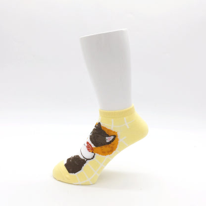 mofusand 양말 (새우 튀김 수표)