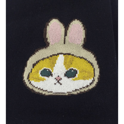 mofusand 인쇄 팔 커버 (Usanyan Pattern Black)