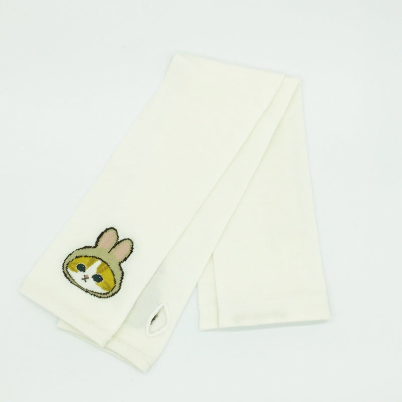 mofusand Print arm cover (Usanyan edition white)