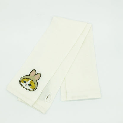 mofusand Print arm cover (Usanyan edition white)