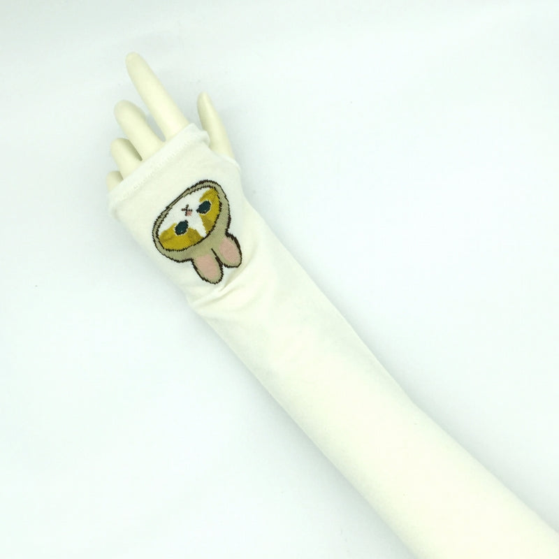 mofusand Print arm cover (Usanyan edition white)