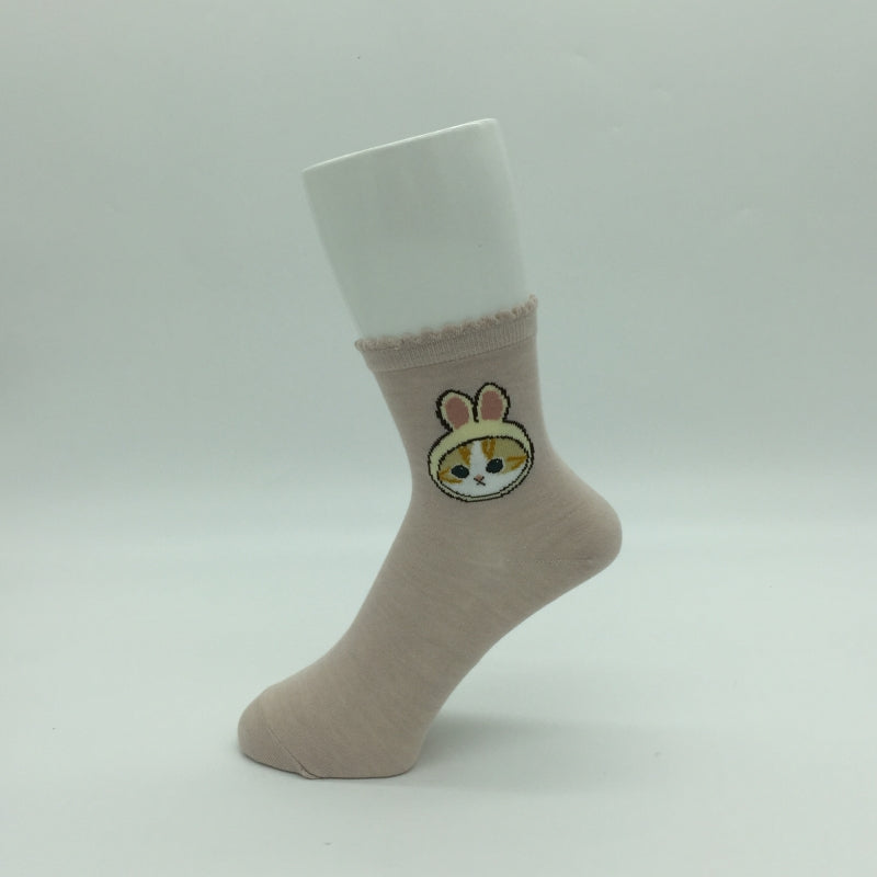 mofusand クルーソックス(うさにゃん) | mofusandもふもふマーケット