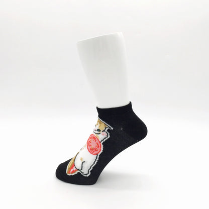 mofusand Men's 3P socks (food)