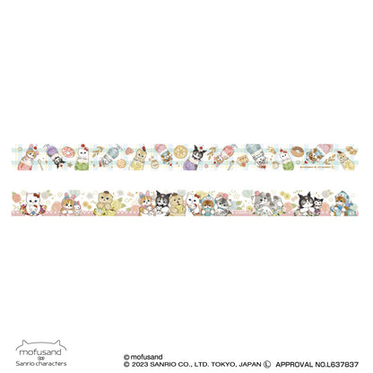 mofusand× Sanrio Characters Clear Master Set (2 pieces)