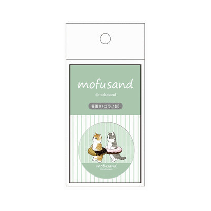 mofusand Glass chopsticks (donut green)