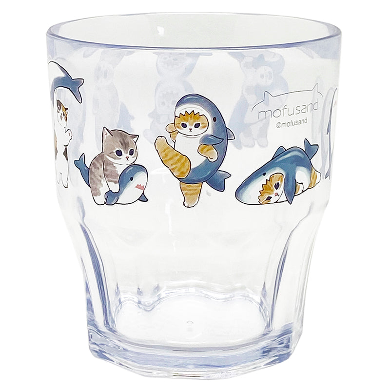 mofusand クリアカップ(さめにゃん)