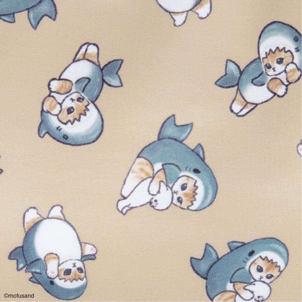 mofusand ポーチ ワンポイント(さめ)