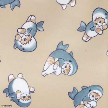 mofusand ポーチ ワンポイント(さめ)