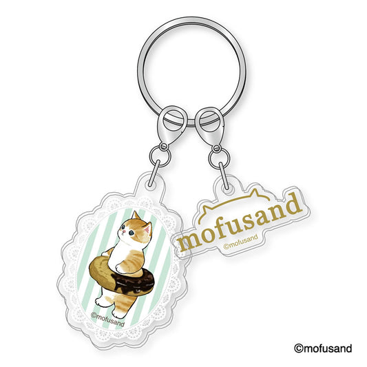 mofusand Mofumofu Store 2 Acrylic Keychain (Donut)