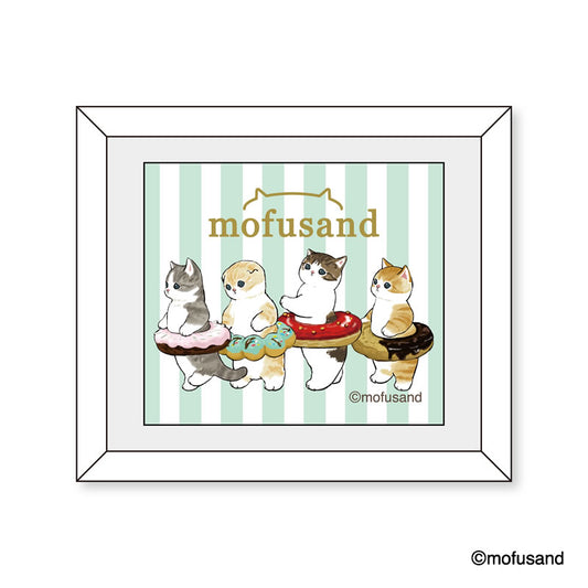 mofusand Mofumofu Store Frame Magnet (Stripe)