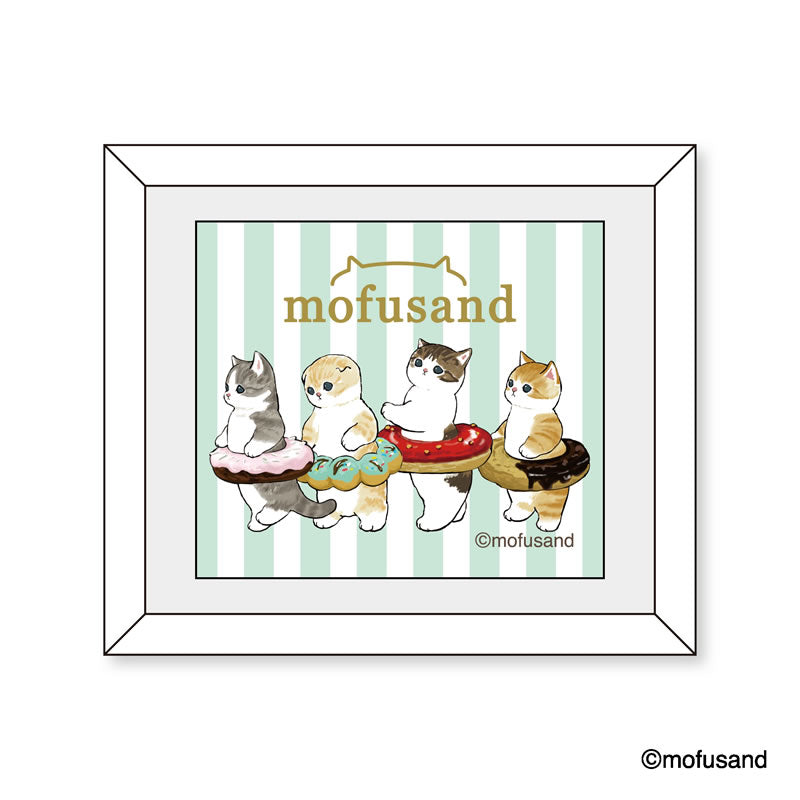 Mofusund mofusand Mofumofu Store Frame Magnet (Stripe) | mofusandもふもふマーケット