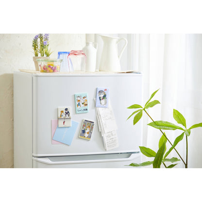 mofusand Mofumofu Station Square Magnet (Let's to work)