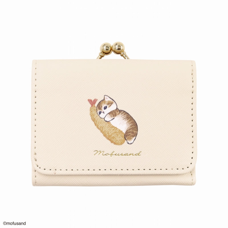 mofusand Compact wallet one point (shrimp)