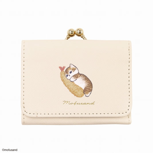 mofusand Compact wallet one point (shrimp)