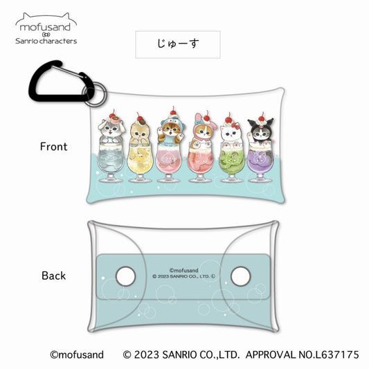 mofusand× Sanrio Characters Clear Multi Case S (Jusu)