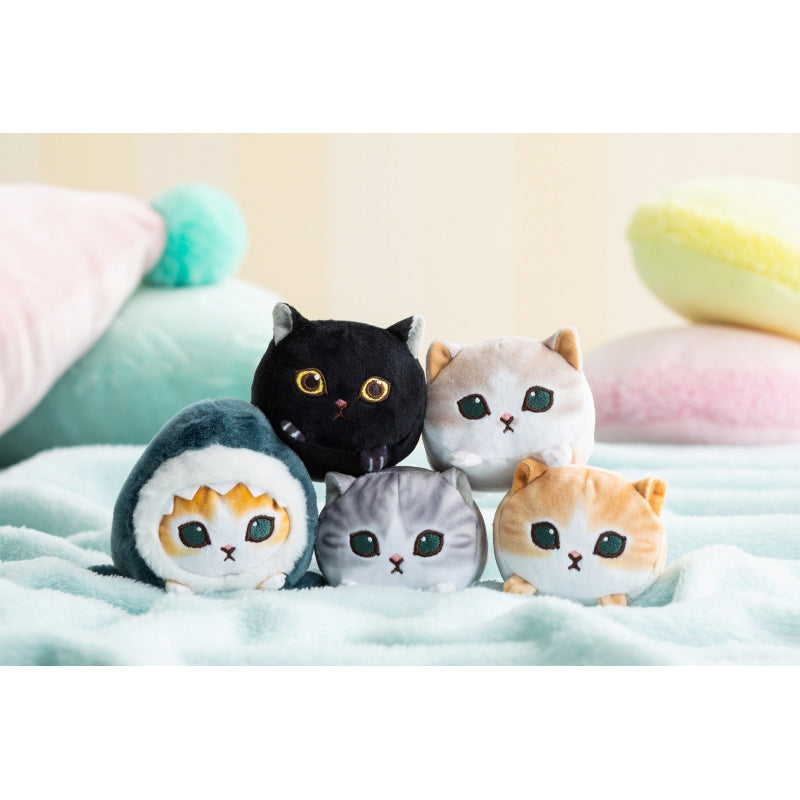 mofusand Tiny Round Meow Plush (Spotted Meow)