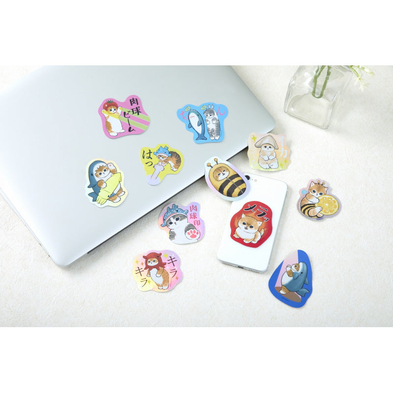 mofusand ホログラムステッカー(レモンはちにゃん)