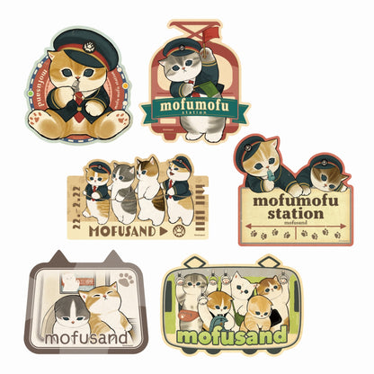 mofusand Mofumofu Station Travel Sticker ⑥